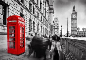 Fototapet - Pe o stradă în Londra (147x102 cm)