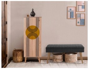 Mobilier hol Beside 21 (stejar sonoma + antracit). 1093985