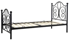 Pat Adaline 90 x 200 cm, negru