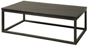 Masuta de cafea dreptunghiulara din lemn 135x75x45 cm maro inchis