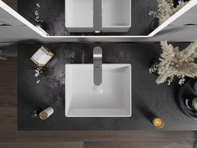 Mexen Goya lavoar pe blat 40 x 32 cm, alb - 22184000