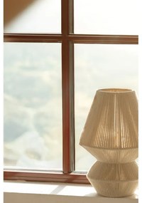 Veioză în culoare naturală cu abajur textil (înălțime 34 cm) Razzo – Markslöjd