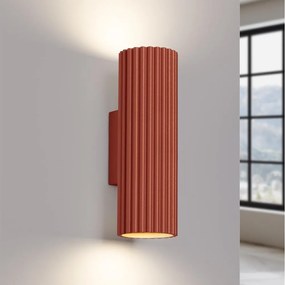 Brilagi - Aplică de perete CRESTO 2xGU10/10W/230V 20 cm roșie