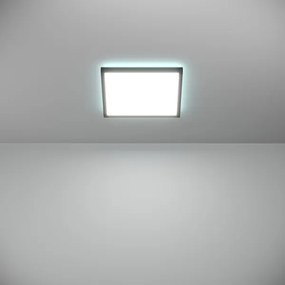 Plafonieră LED RGBW dimabilă de exterior Eglo 901466 ROVITO-Z 13,4W/230V 29x29cm IP44 negru