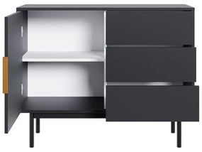 Comoda VIVALA 1D3S, negru
