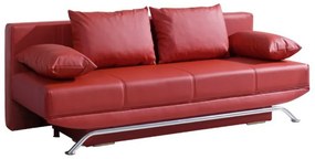 Expedo Canapea extensibilă LAWRENCE, 85x200x100, roșu - soft 10