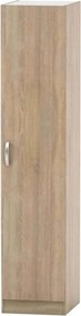 Dulap BETTY 2 BE02-006-00, stejar sonoma, DTD laminat, cu o usa, 45x57
