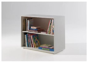 Bibliotecă Vipack Highsleeper, alb