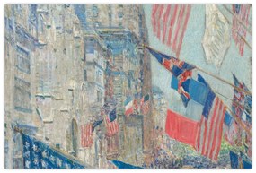 Tablou - Childe Hassam, Allies day, reproducere (90x60 cm)