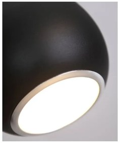 Lustră pe cablu MAXLIGHT P0233 DROP 1xE27/40W/230V d. 20 cm negru