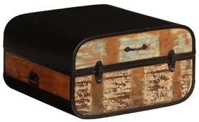 246273 vidaXL Cufăr, 60 x 60 x 35 cm, lemn masiv reciclat