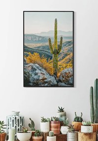 Mauro Ferretti Pictura Pe Panza Lacuita, Cu Rama, Cactus -B- Cm 60X4X88 | Aosom Romania