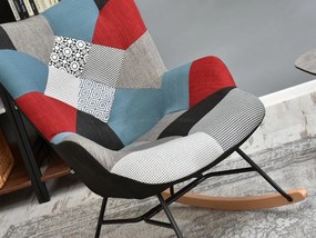 Fotoliu Sibyla (patchwork + negru). 1110389