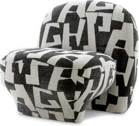 Fotoliu stil contemporan design LUX Lugo, Brooklyn black