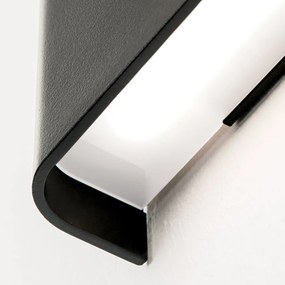 Aplica de perete LED iluminat ambiental ACCENT negru