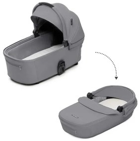 Cărucior de copii combinat 2 în 1 KINDERKRAFT NEA 2 Platinum grey