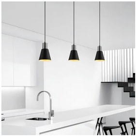 Lustră pe cablu KEM 1xE27/40W/230V neagră