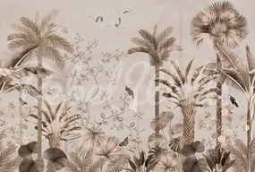 Fototapet, Magnolia Jungle, Beige, Rebel Walls