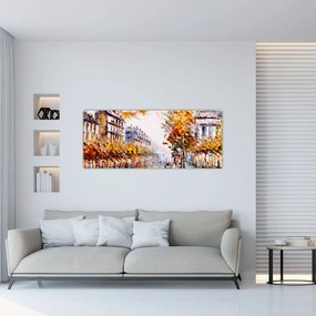 Tablou - Strada din Paris (120x50 cm)