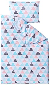 Lenjerie de pat din bumbac VELES, colorata Dimensiunile lenjeriei: 70 x 90 cm | 140 x 200 cm