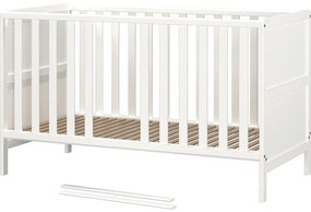 Pătuț alb din lemn masiv 70x140 cm Alkmaar – Germania