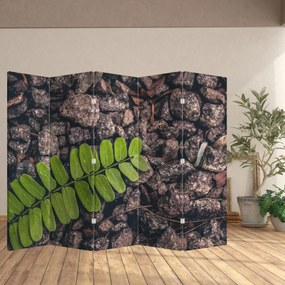 Paravan - Planta verde (210x170 cm)