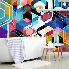 Tapet autoadeziv geometrie abstractă