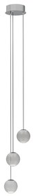 Lustra cu 3 pendule LED design modern NOBILE