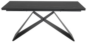 Masa de bucaterie Westin II 160 x 90 cm, neagra