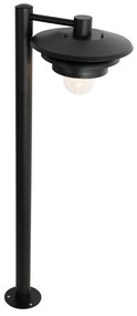 Stâlp de iluminat exterior de design negru 100 cm IP44 - Morty