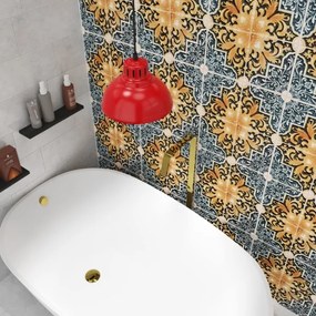 Lampa suspendata ALTAR 1xE27/60W roșu