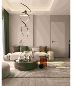 Lustră LED dimabilă pe cablu MAXLIGHT P0482D RITZ LED/100W/230V d. 60 cm CRI 90 crom lucios