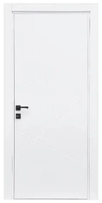 Usa Interior din MDF Novo Doors ND170 LUX PREMIUM, Cadru din Lemn Masiv, KIT COMPLET, Toc Reglabil de 10 CM INCLUS, Plinta pe Ambele Parti (Culoare: