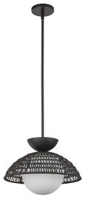 Alora Mood ALM-PERTH-P-BK - Lustră pe tijă PERTH, 1xE27/60W/230V, Ø 37,5 cm, negru