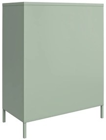 Dulap verde din metal 40x102x80 cm Mission District – Støraa