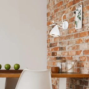 Lampă de perete RETRO II 1xE27/60W/230V alb