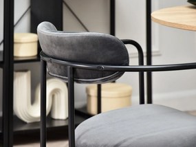 Scaun Magnus (grafit + negru). 1111143