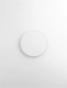 Aplica LED de perete design ambiental CYRCLE 20cm alba