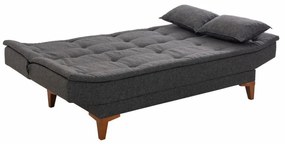 Set Canapea si Fotoliu Extensibile Santo, Antracit