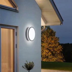 Corp de iluminat LED de exterior cu senzor Brilagi BENE LED/24W/230V d. 26 cm IP54