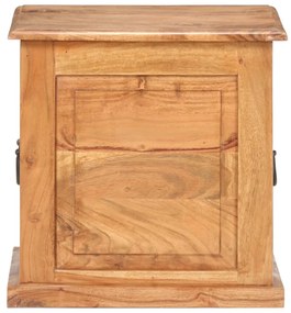 Cufar, 40x40x40 cm, lemn masiv de acacia