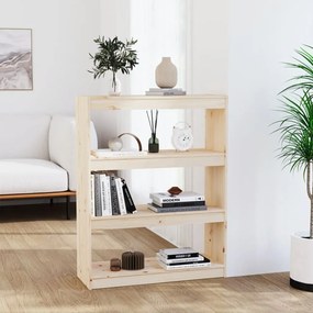 vidaXL Bibliotecă/Separator cameră, 80x30x103,5 cm, lemn masiv de pin