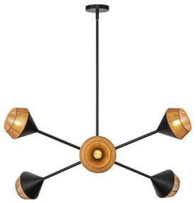 Alora Mood ALM-DAPHNE6-MB - Lustră DAPHNE cu tijă 6xE14/40W/230V