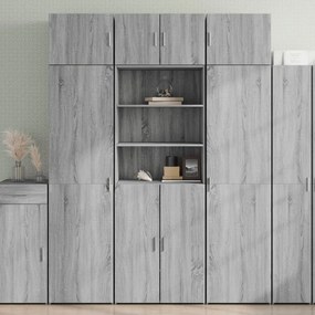 vidaXL Dulap înalt, gri sonoma, 70x42,5x185 cm, lemn prelucrat