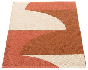 Covor pentru exterior și interior cărămiziu 70x90 cm Hill Brick Rust – Pappelina