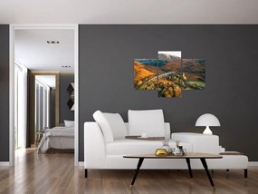 Tablou cu pod în valea din Scoția (90x60 cm)