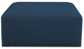 Modul pentru canapea albastru închis cu tapițerie din stofă bouclé Roxy – Scandic