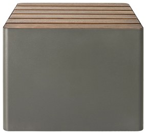 Scaun de exterior WOODGREEN, mai multe variante - Hobby Flower Culoare: kaki/lemn închis la culoare