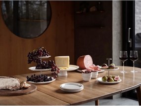 Platou pentru prăjituri din porțelan Eau – Zone