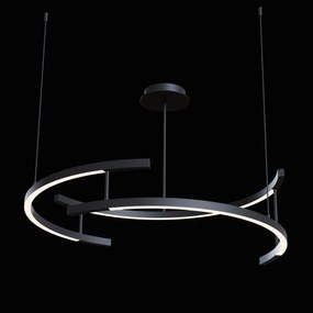 Lustra moderna LED 3000K design minimalist Line negru